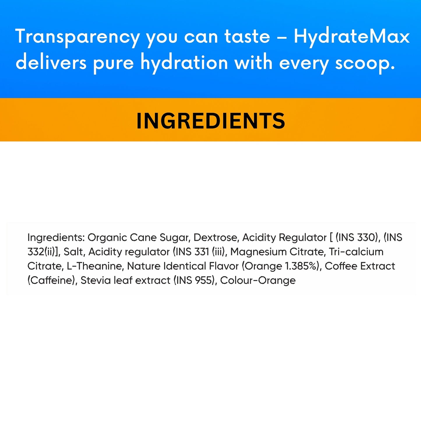 Hydratemax - Rapid Acting Sports Hydration